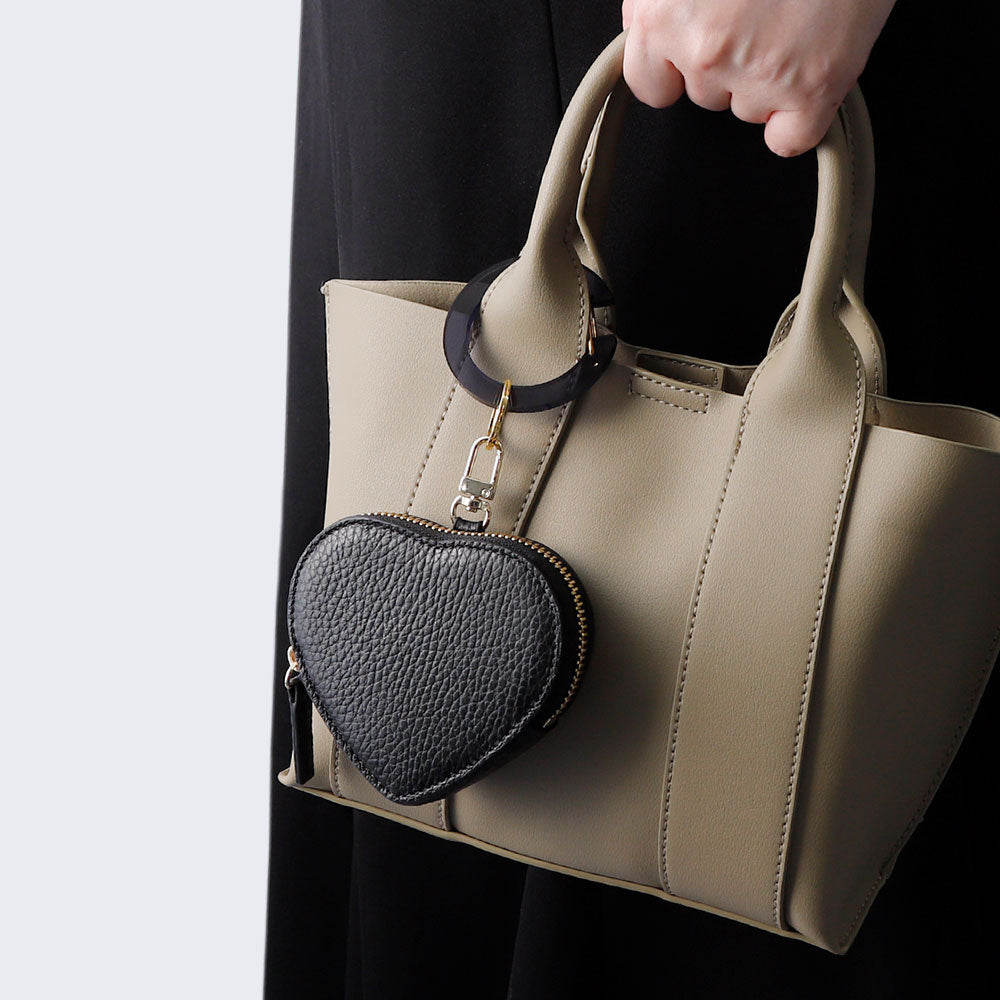 本革 イタリアンシュリンクレザー ハート型ポーチ – COVERARY