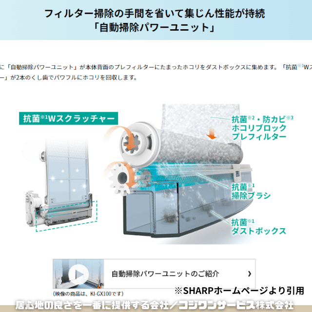 シャープKI-LX75を分解洗浄 - サービス事例 - ハウスクリーニング専門