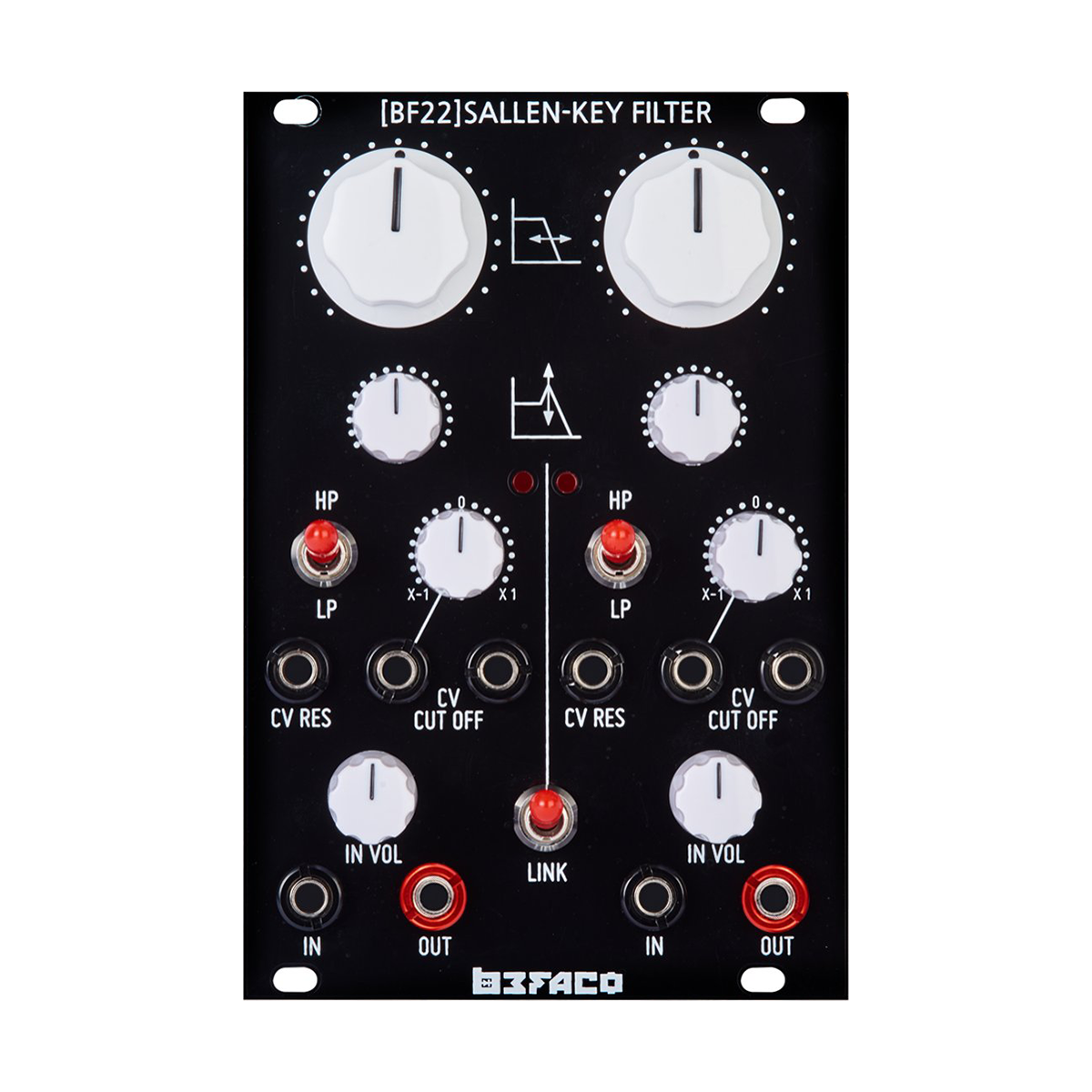 Befaco BF-22 Sallen Key Filter— Clockface Modular