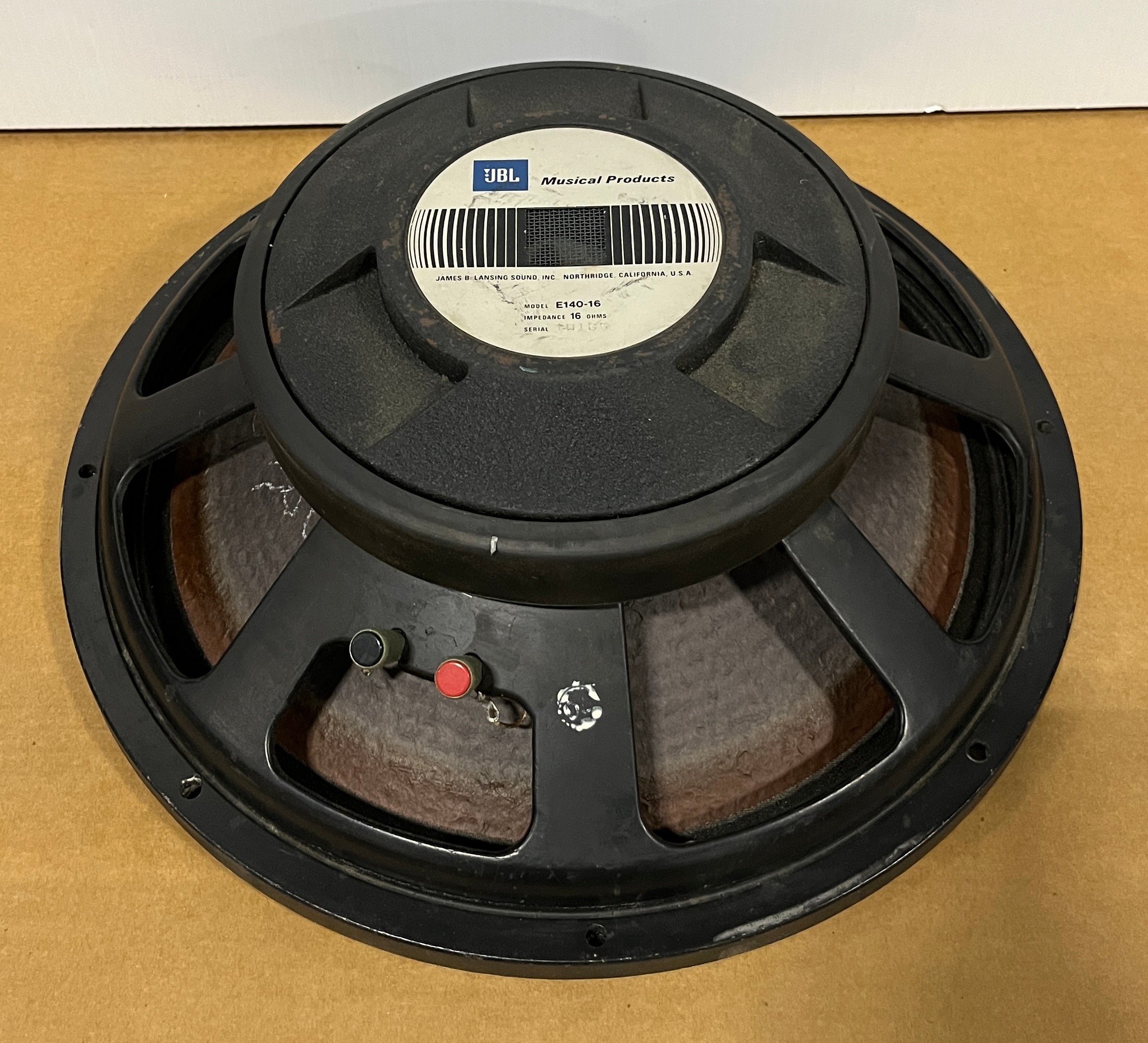JBL E140-8 Low Frequency 15” Subwoofer, 8 Ohm – CLAIR Used Gear