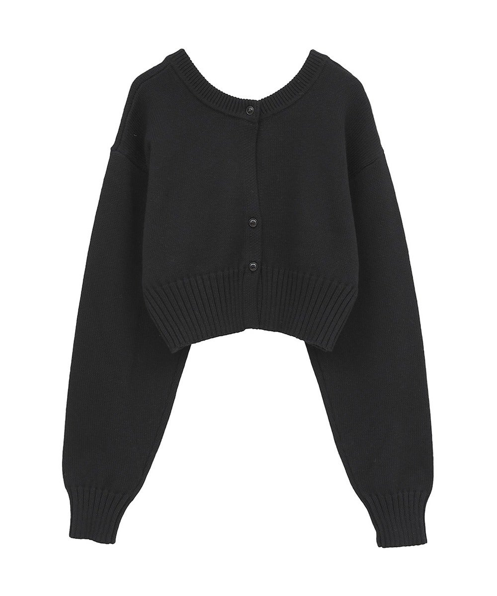 W FACE SHORT KNIT CARDIGAN｜TOPS(トップス)｜CLANE OFFICIAL ONLINE