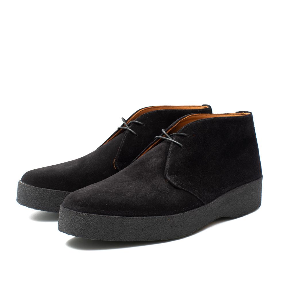 Sanders Japan Sam Chukka Black Suede – Clutch Cafe