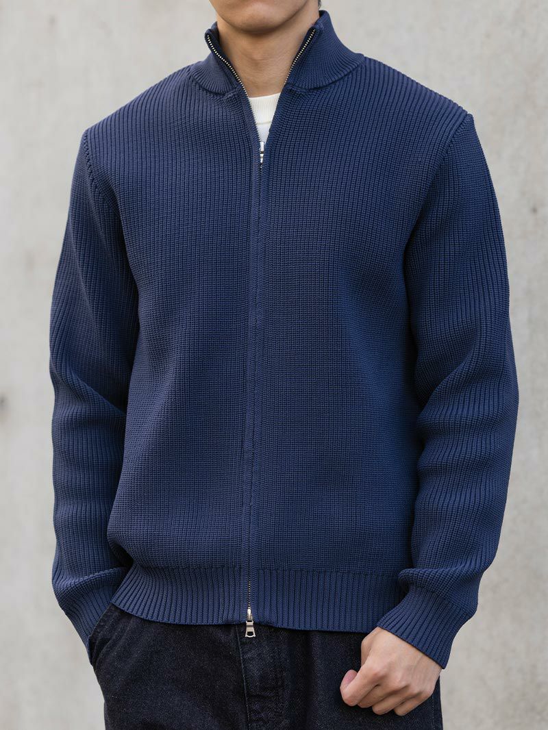 ダブルジップドライバーズニット | AUEN [オーエン]