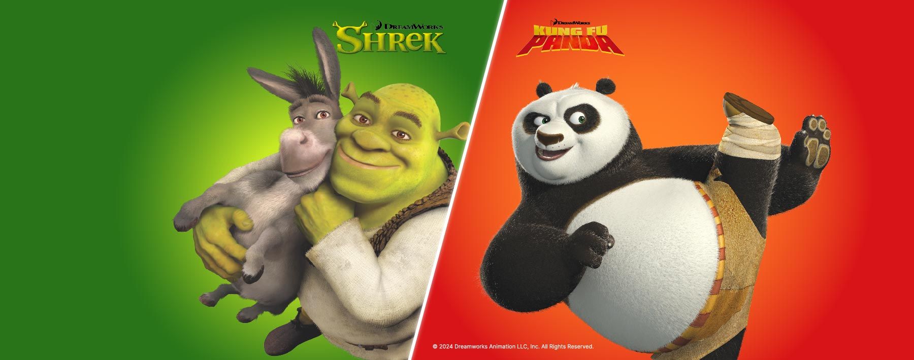 ドリームワークス - シュレック & カンフー・パンダ 耐衝撃コラボ