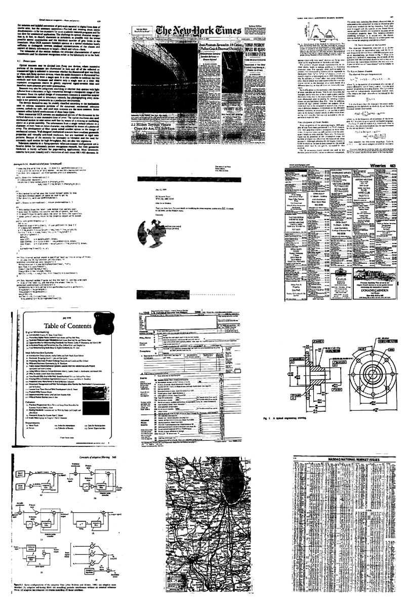 Twenty Years of Document Image Analysis in PAMI