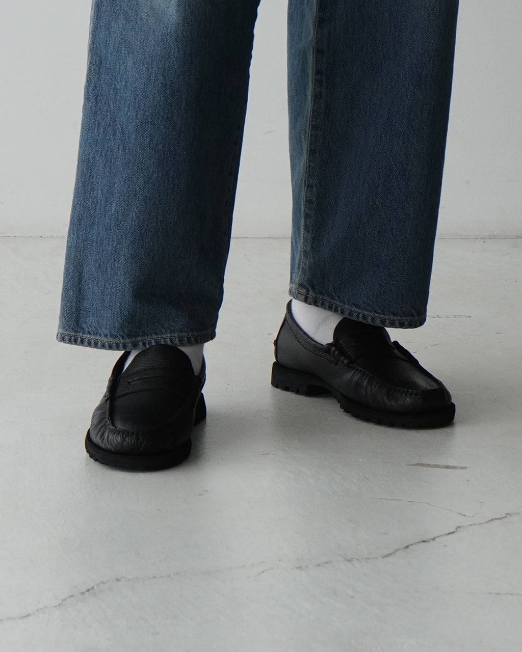 Paraboot｜CORAUX RAID モカシンローファー 厚底タイプ メンズシューズ