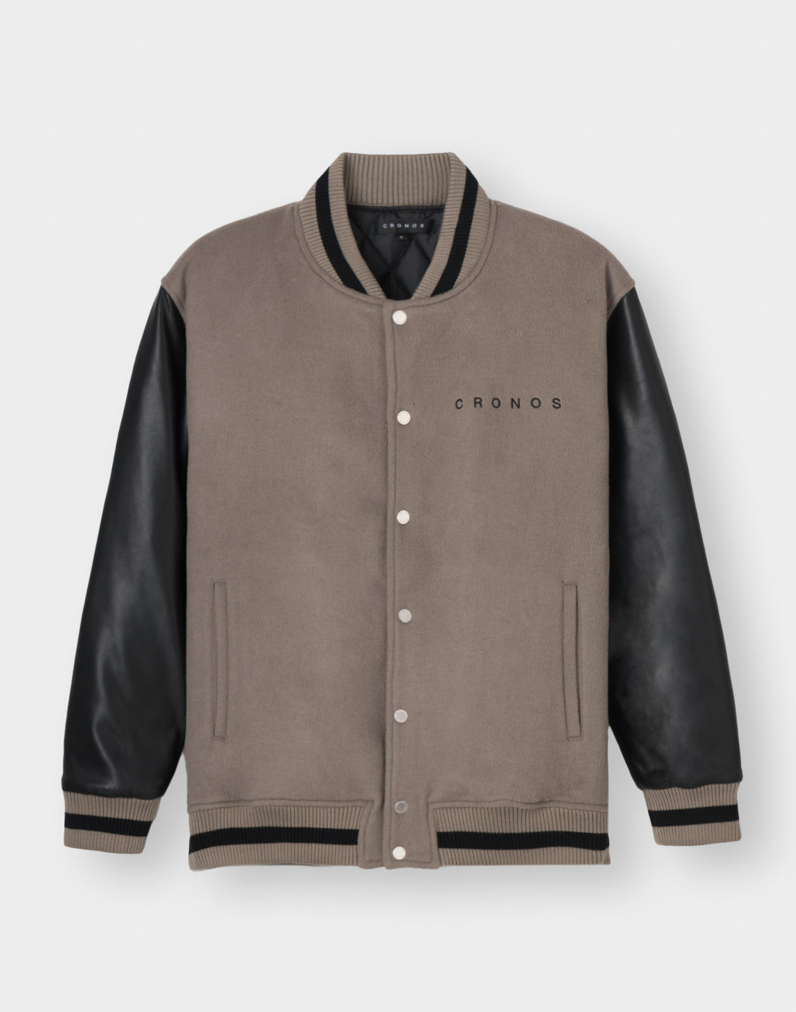 CRONOS STRETCH VARSITY JACKET【TAUPE】