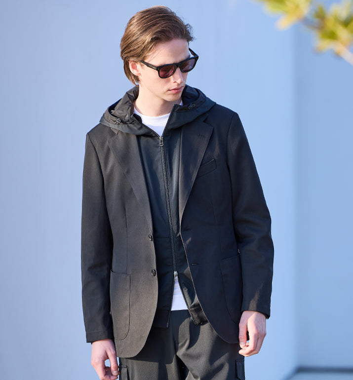 183 More Than Cotton Tailored Jacket & Easy Trousers – ＋CLOTHET