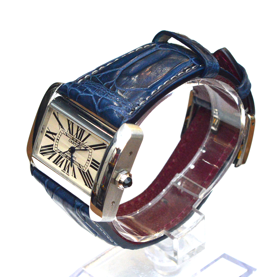 カルティエ タンク ディヴァン LM 交換用時計ベルトオーダー｜クロコ