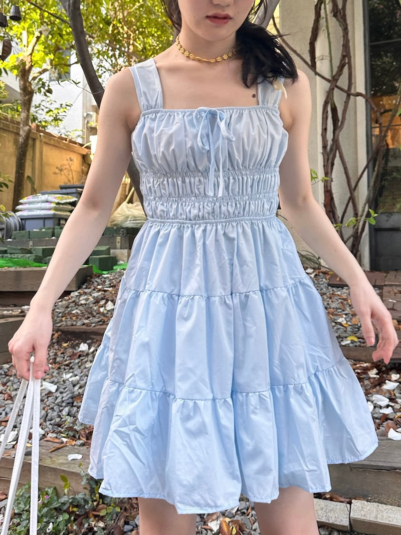 ライトブルーティアードワンピース DPA43367 – CRAMMY