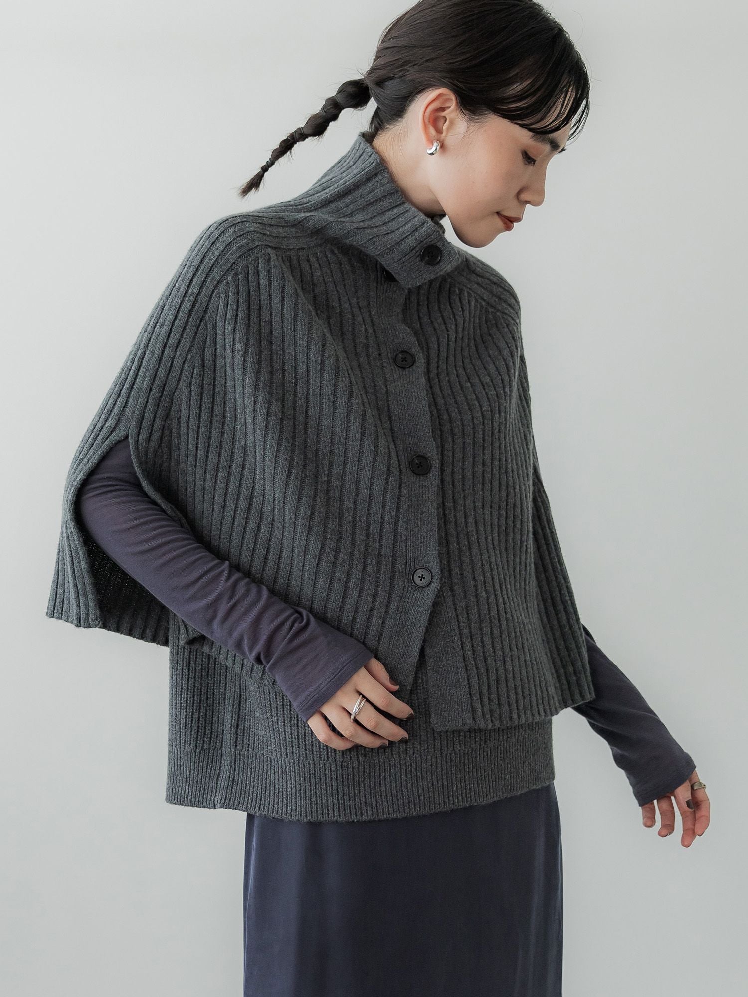 crewre online store / ケープレイヤードVネックベスト