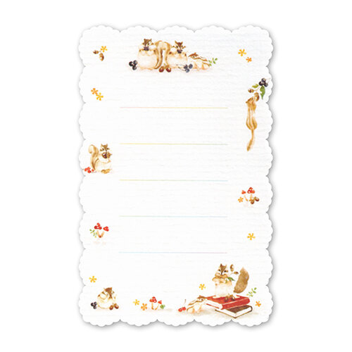 りす柄 ミニミニレターセット CGMML1056 | Products | クリエイトジー