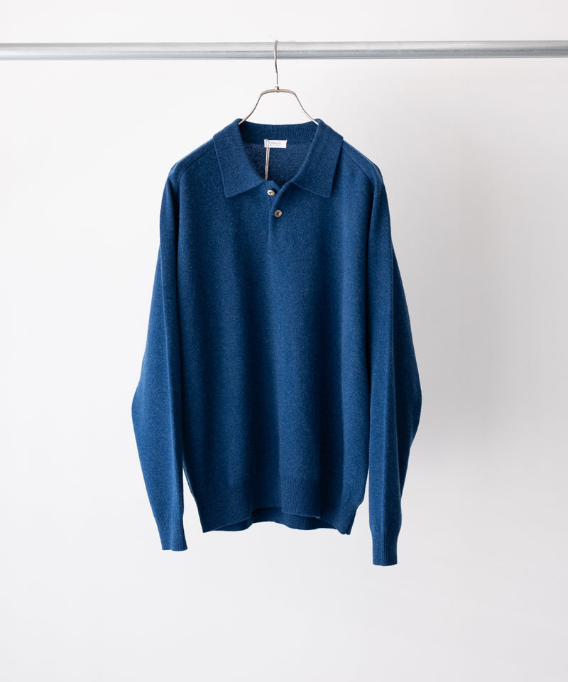 M-g knit polo - crepuscule – C THE C