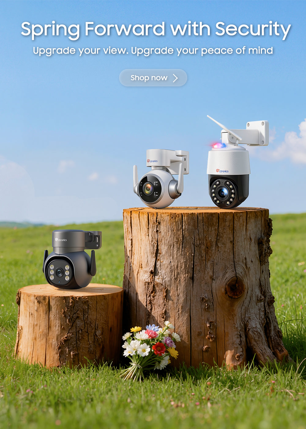 Ctronics | Wireless HD Security Camera | Smart Home Cameras