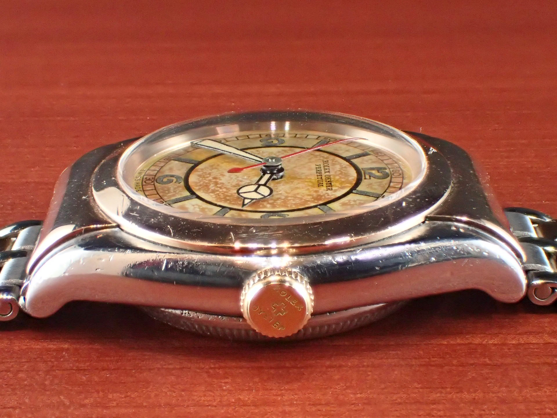 ロレックス バブルバック PG/SSコンビ フーデッド セクターDL 1940年代