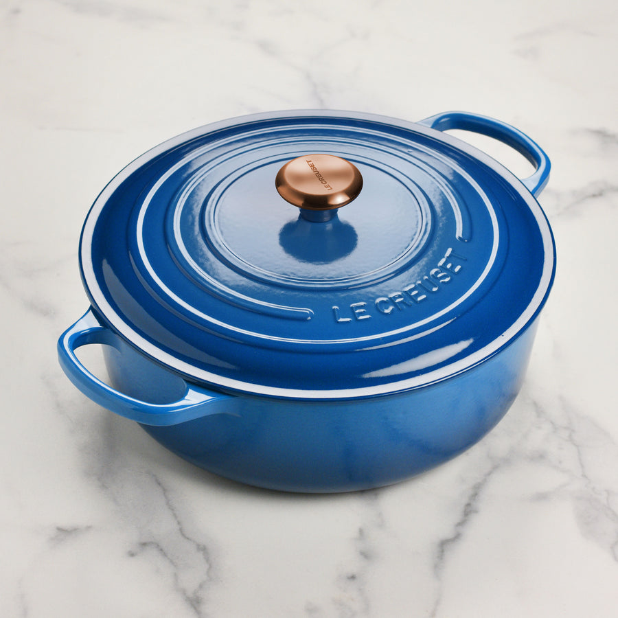 Le Creuset Marseille Dutch Oven - 6.75-qt Wide with Copper Knob
