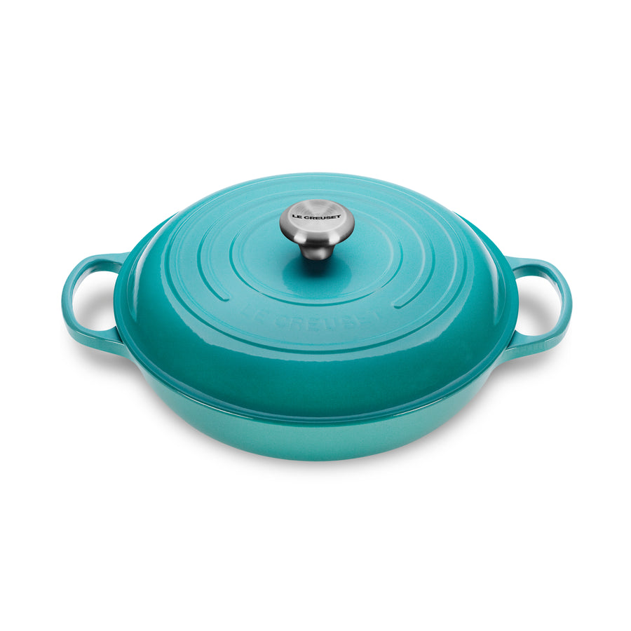 Le Creuset Braiser - 3.5-qt Cast Iron - Caribbean – Cutlery and More