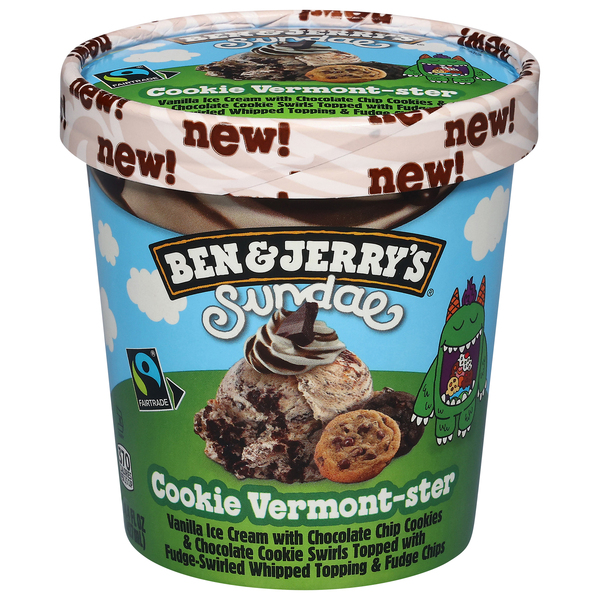 Ben & Jerry's Cookie Vermont-ster Sundae | Products | Lowes Foods