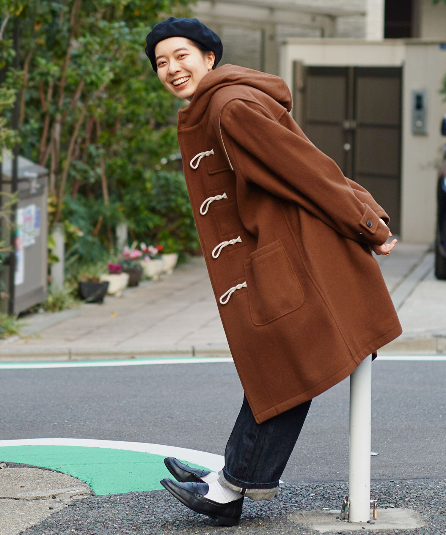 AMBIDEX Store △○ウールモッサ ダッフルコート(F チャ): PAR ICI