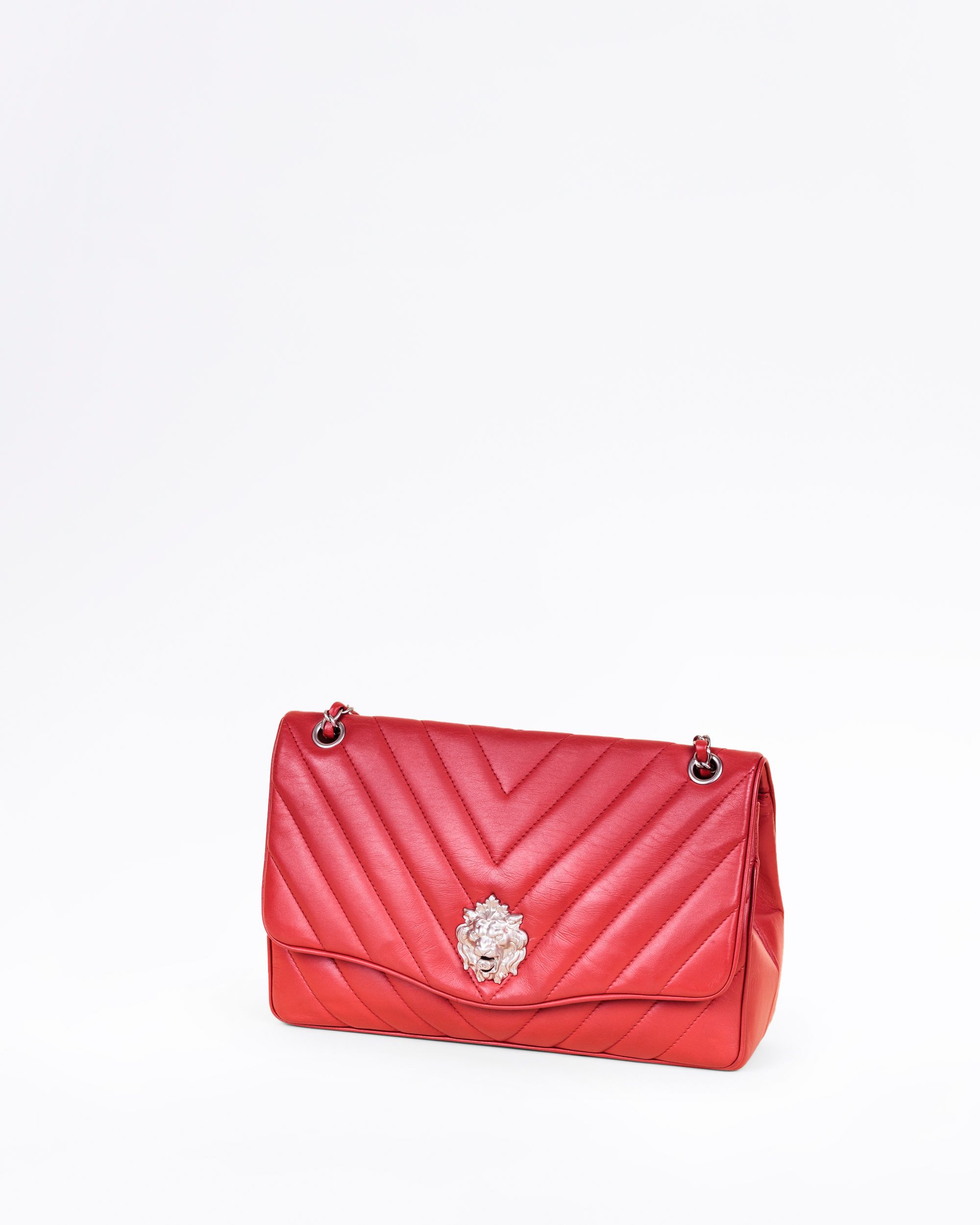 Chanel Chevron Leo Lion Medium Flap Bag | Vivrelle