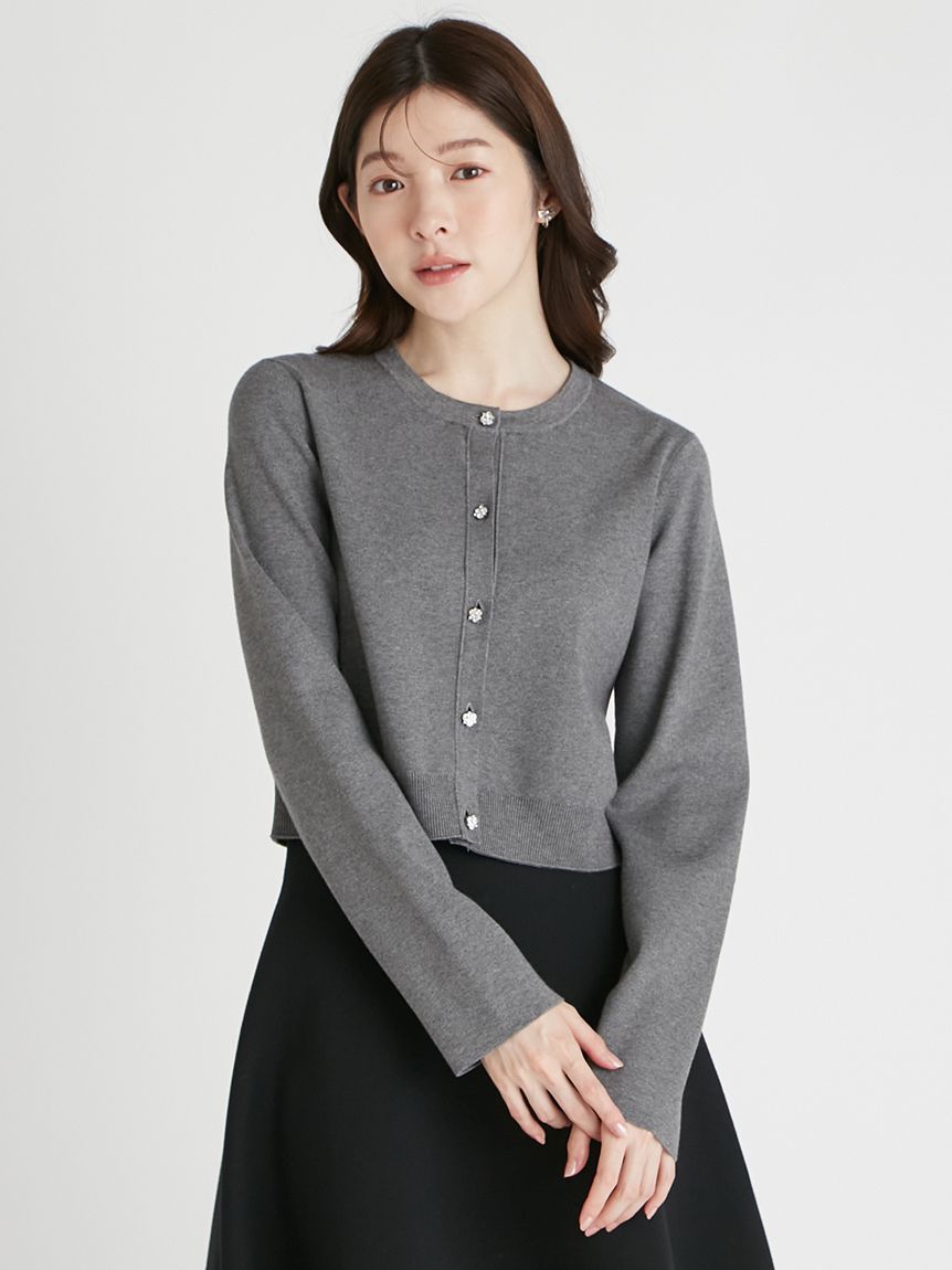 限定カラーあり】デタッチャブル総針カーディガン (ニットプルオーバー