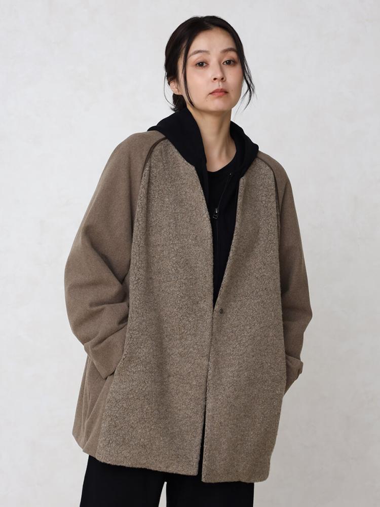 ウール ライトグレー コート ヤマダヤclove福袋 ウール ライトグレー