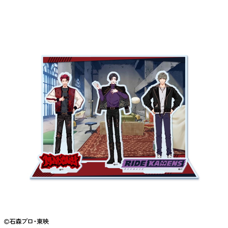 Thank you「ライドカメンズ」クラスアクリルジオラマスタンド