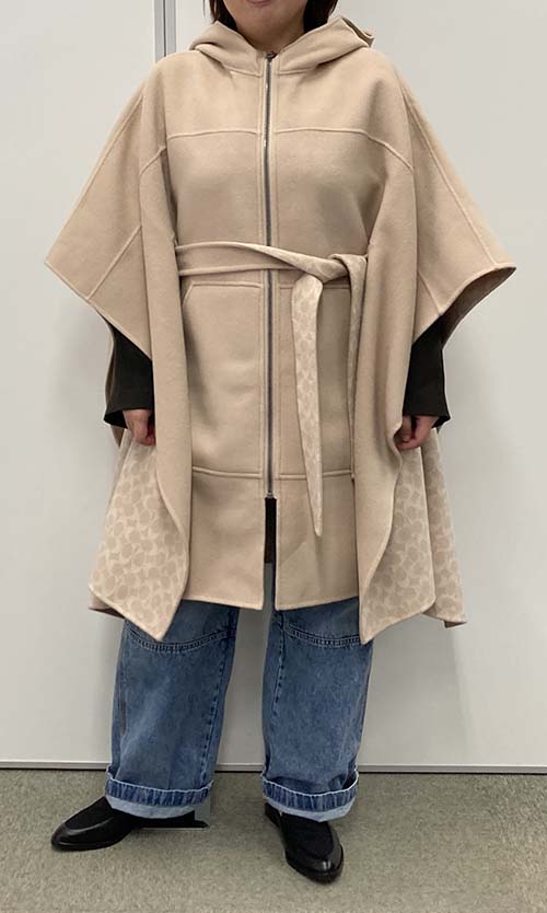 COACH｜ダブルフェイスケープコート