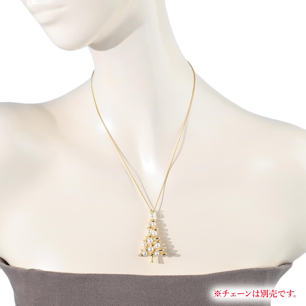 クリスマスツリー 11Pパール ペンダントブローチ 中古 ｜ ミキモト