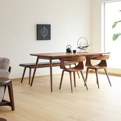 徳島家具 Fuji furniture 冨士ファニチア nagi ナギ アームチェア 板座