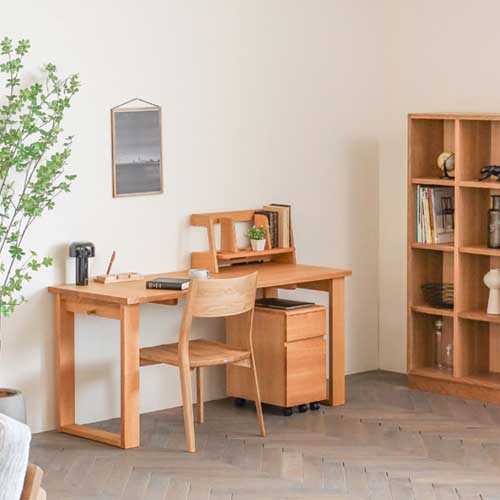 国産 飛騨産業 HIDA キツツキ オーク無垢材 デスク 机 作業台 4 国産