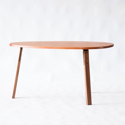 府中家具 若葉家具 Kaname かなめ オムスビテーブル 国産家具 無垢