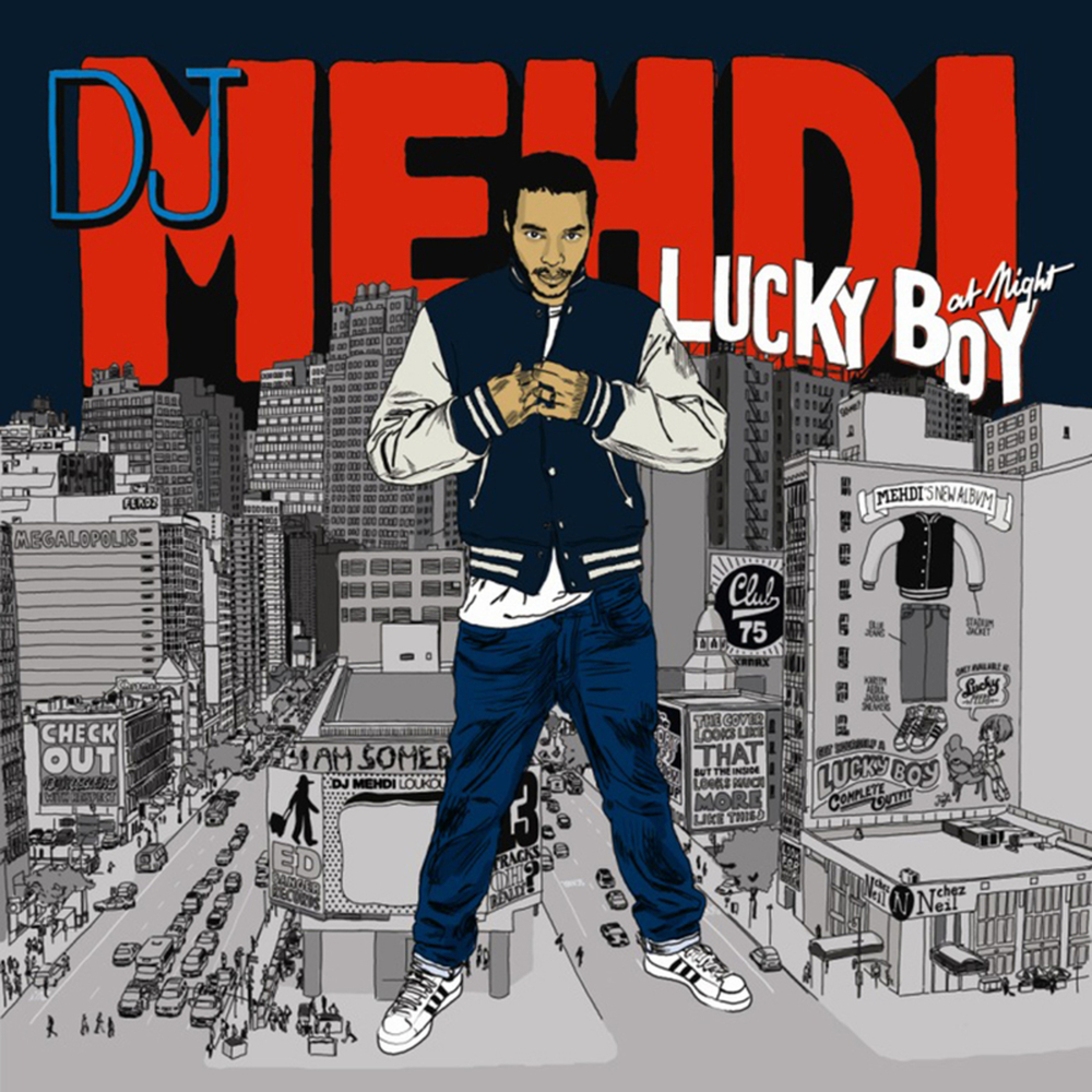 DJ MEHDI - Lucky Boy. Vinyl, 2×LP + CD. Ed Banger records.