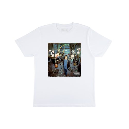 Oasis - Supersonic Vintage Artwork T-Shirt (White). Oasis.