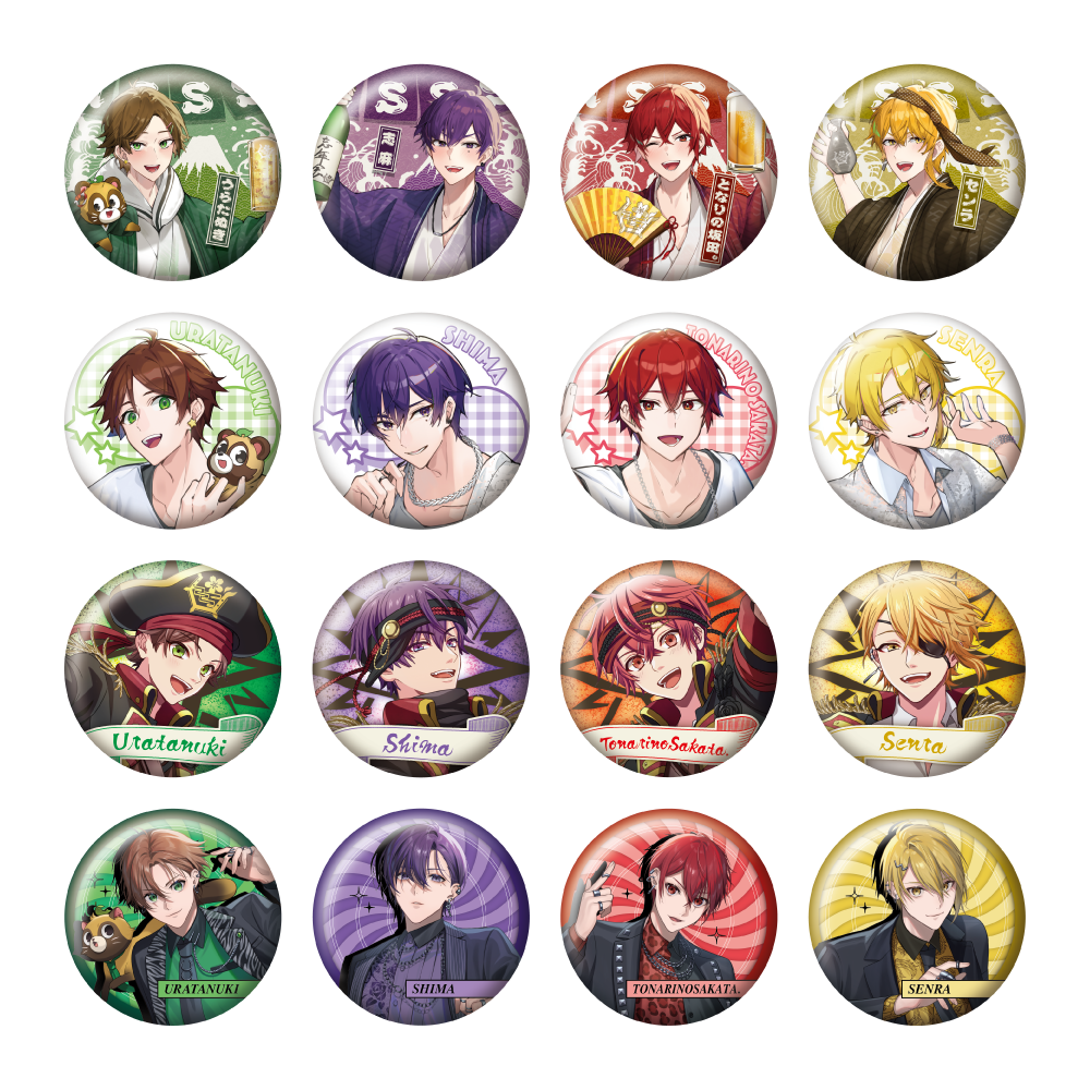 み*な様 センラ GOSƧIP 実写 缶バッジ カバー付き