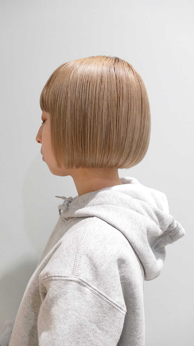 ボブ ショートボブ 前髪あり ミニボブ×Heaka AVEDA 渋谷PARCO×宮本優太