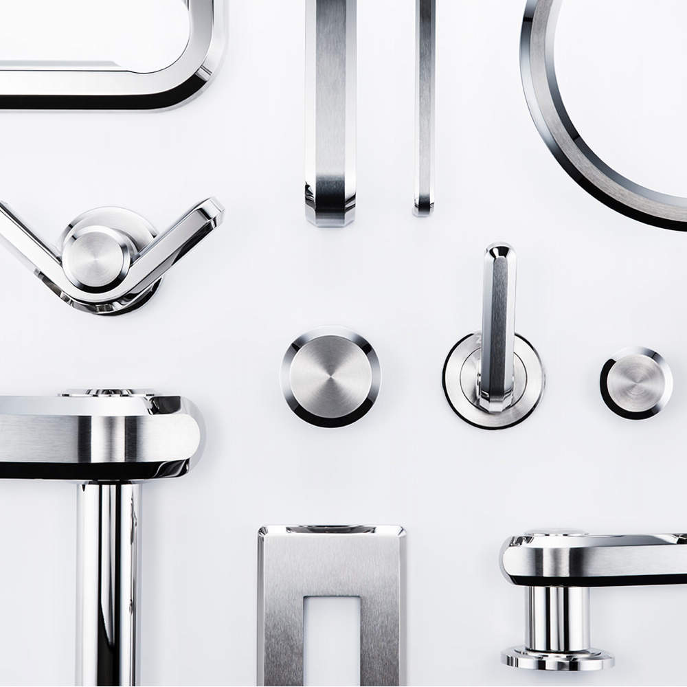 ステンレス ドアハンドル ZL-1506型 【スガツネ工業】