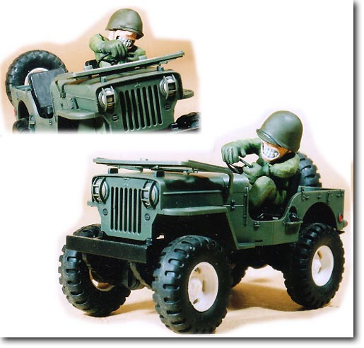 1/35 三菱 CJ3B-J4A ジープ ドライバー付 | HLJ.co.jp