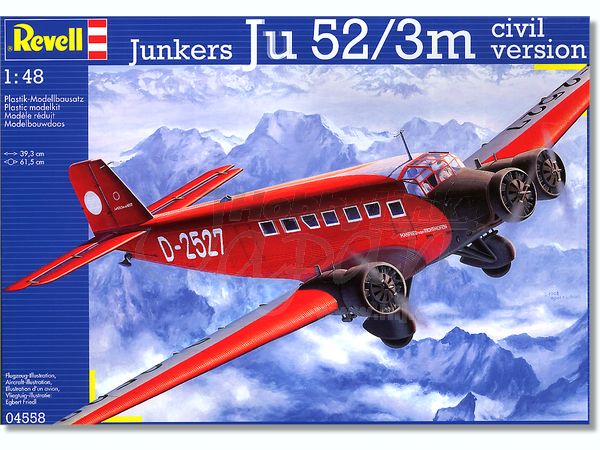 1/48 ユンカース Ju52/3m | HLJ.co.jp