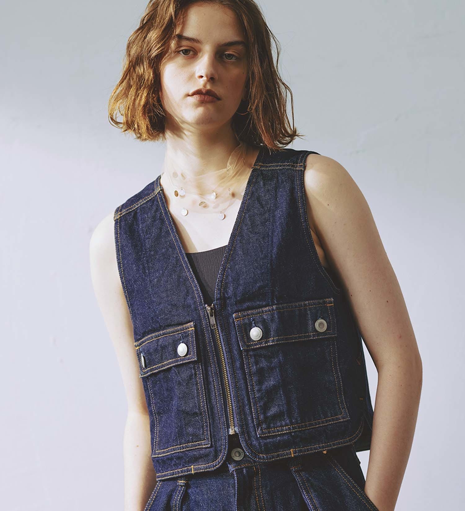 期間限定SALE】atelier SOMETHING FISHER MAN VEST /フィッシャーマン