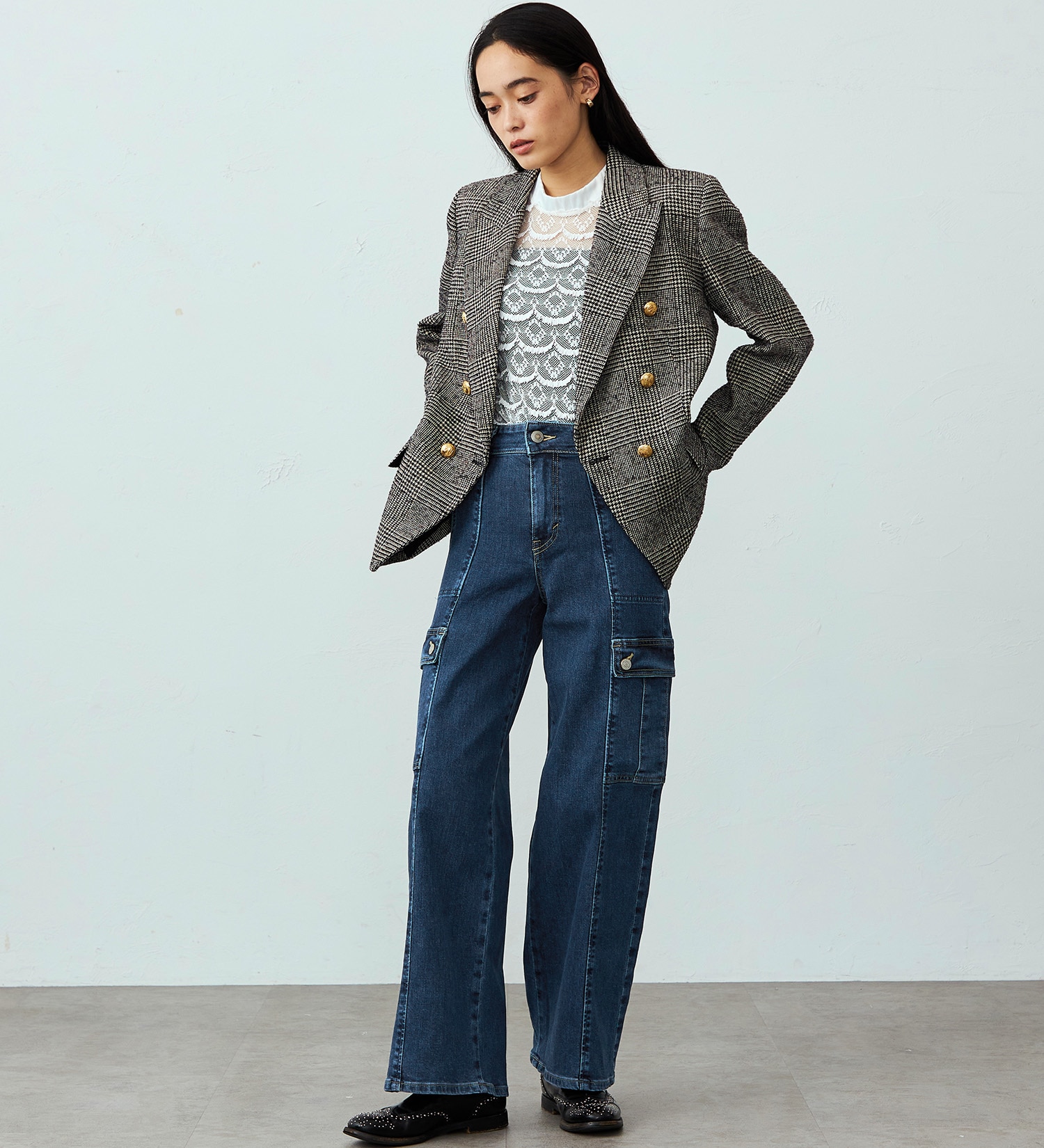 売り尽くしSALE】SOMETHING LISA カーゴワイドパンツ|SOMETHING|サムシング