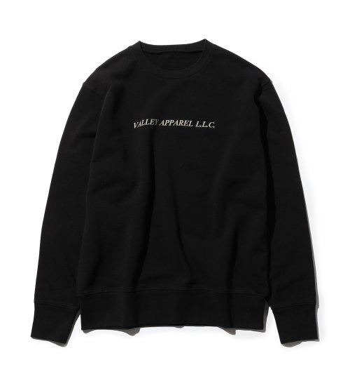 FINAL SALE】スタジャンワッペン風クルーネックスウェット|VALLEY