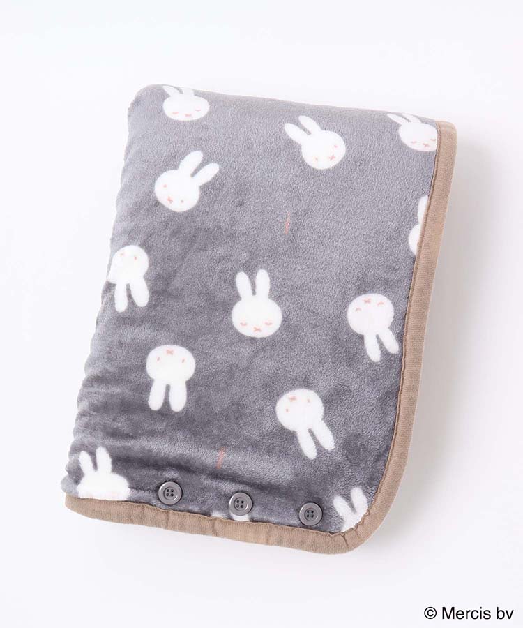 ミッフィーフェイス柄ブランケット ミッフィー miffy キャラクター