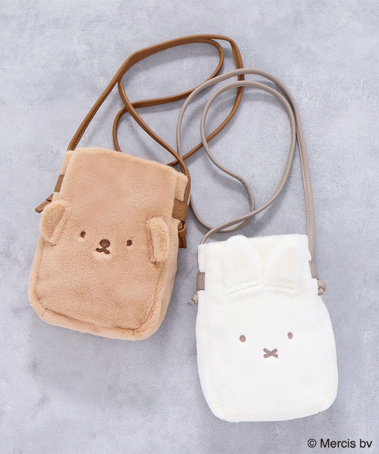 BRUNA FACE FURショルダーバッグ ブルーナ ミッフィー うさぎ ウサギ