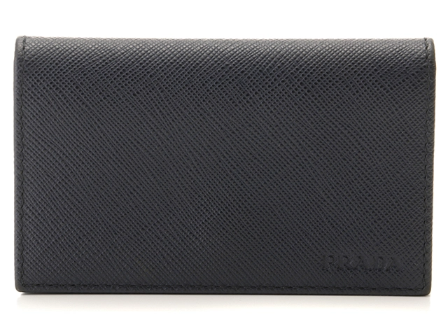 新品未使用プラダ名刺入れサフィアーノトライアングル2MC122 QHH