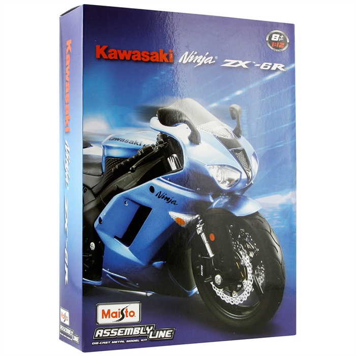 Maisto 1:12 Kawasaki Ninja ZX Model Maket Kit Motorsiklet MP31419