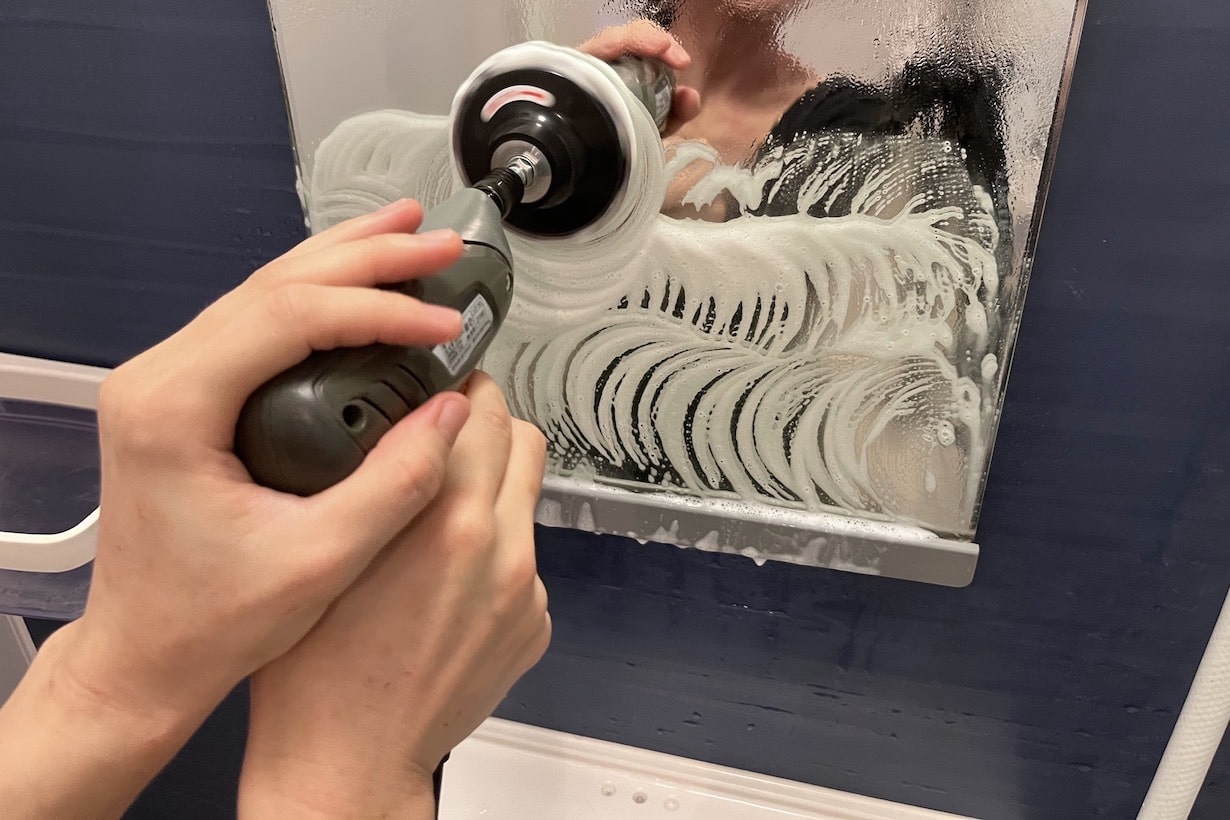 電動ドライバーで“水回り汚れ”が激落ち！「スカットディスク」おそうじ