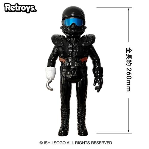 Retroys 狂い咲きサンダーロード JINソフビフィギュア彩色版