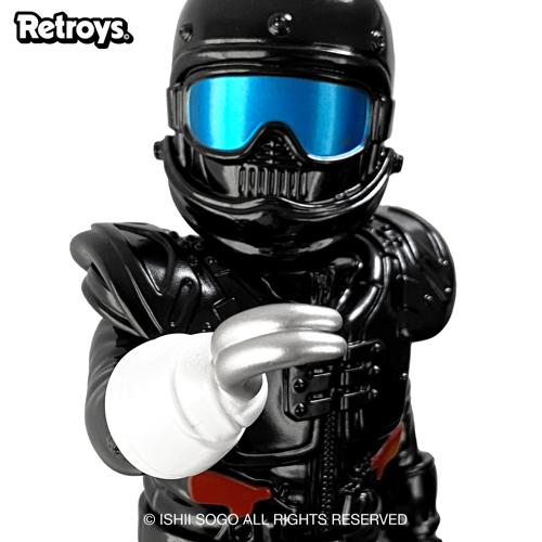 Retroys 狂い咲きサンダーロード JINソフビフィギュア彩色版