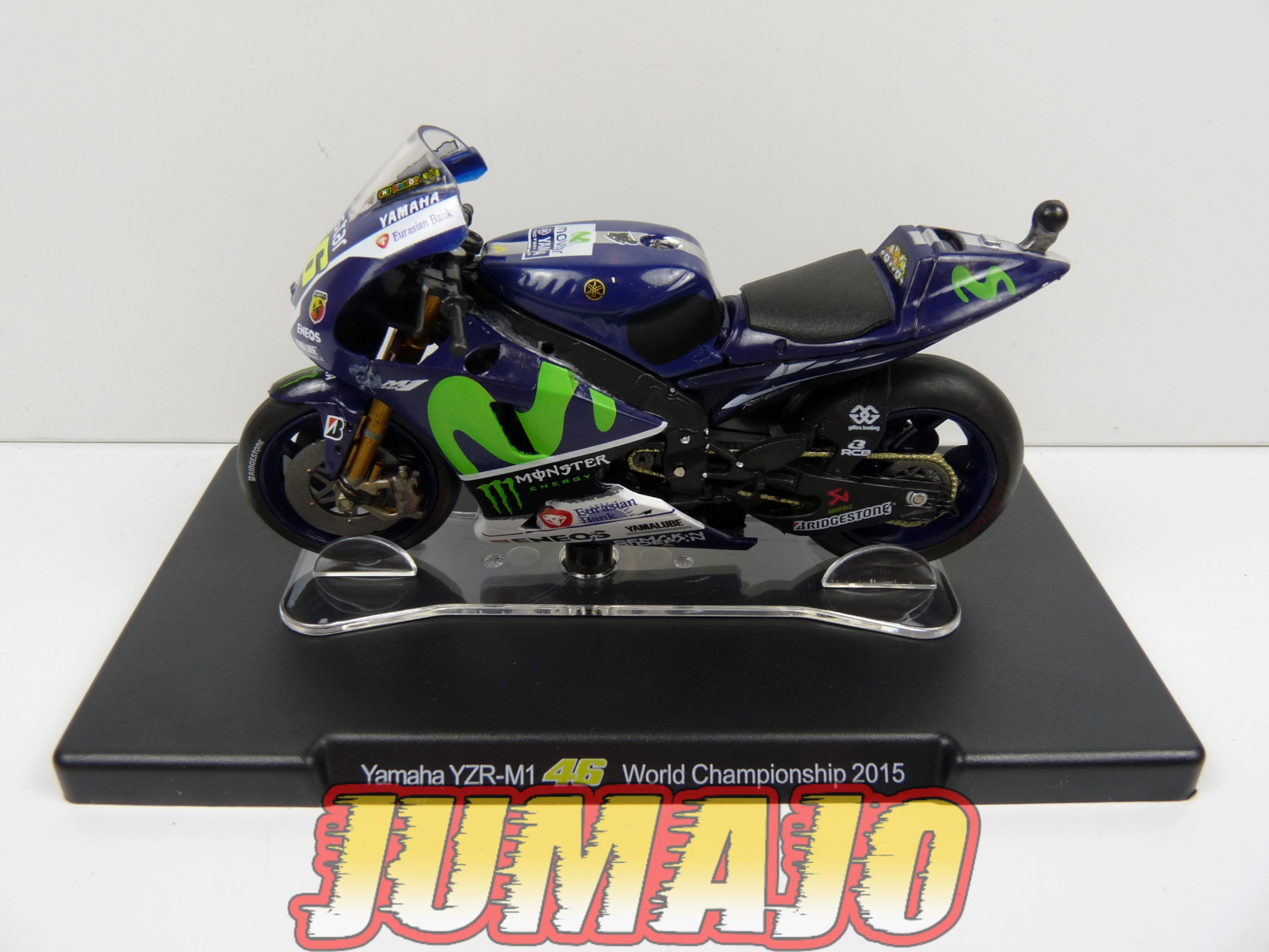 MR102 Moto Valentino Rossi LEO MODELS 1/18 : Yamaha YZR M1 #46